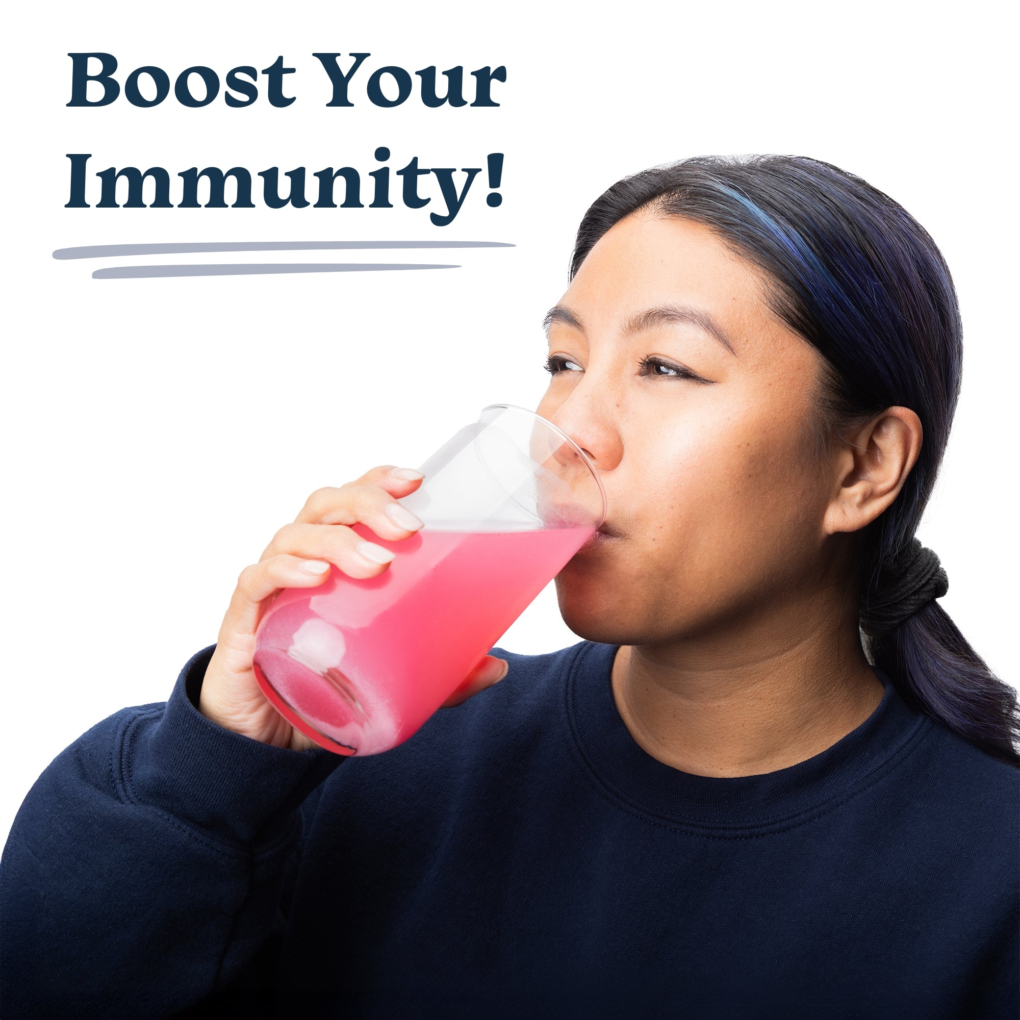 STRAWBERRY Immunity Tablets for Daily Immune Support (8 Tubes, 80 Servings)