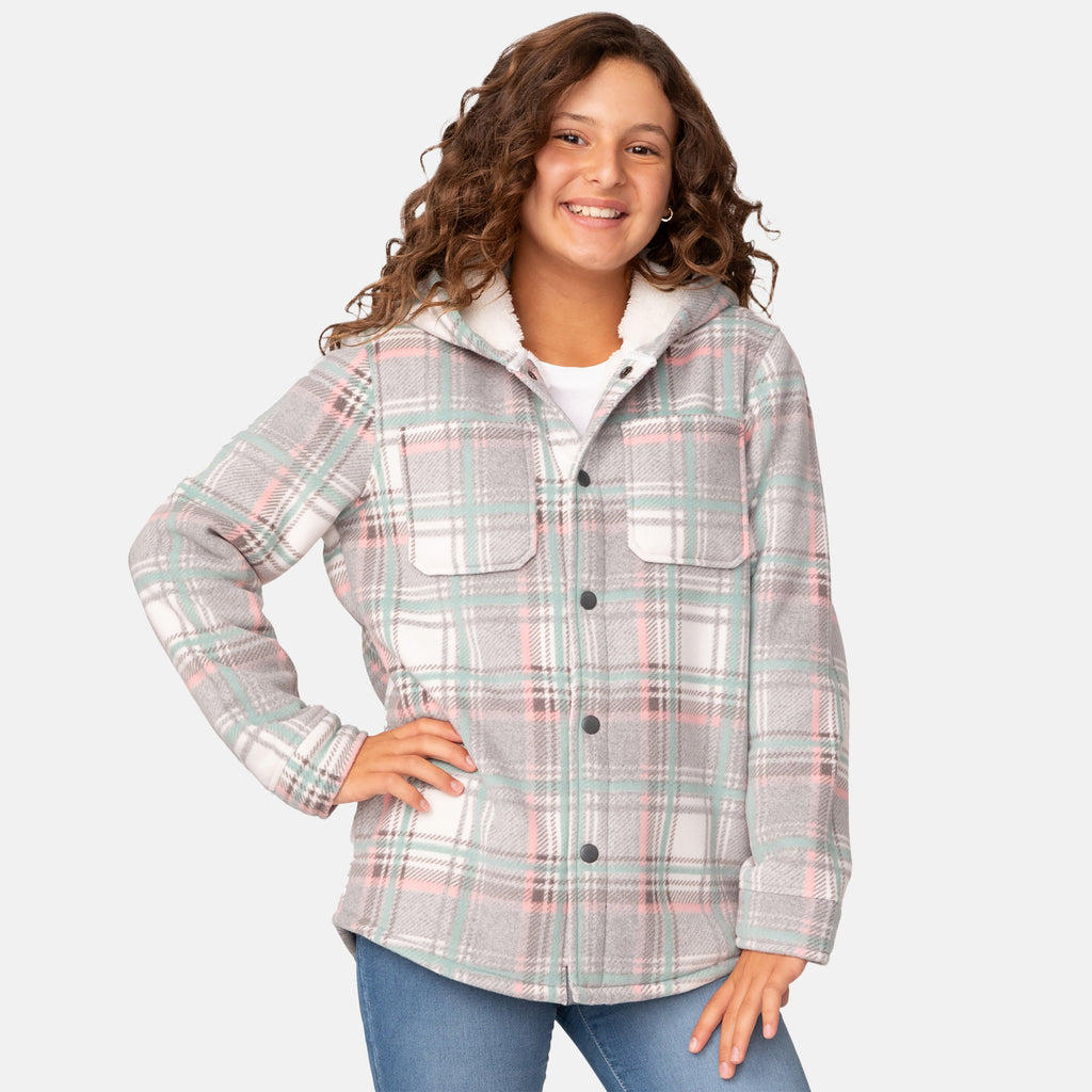 Girls' Chill Out Fleece Shirt Jacket