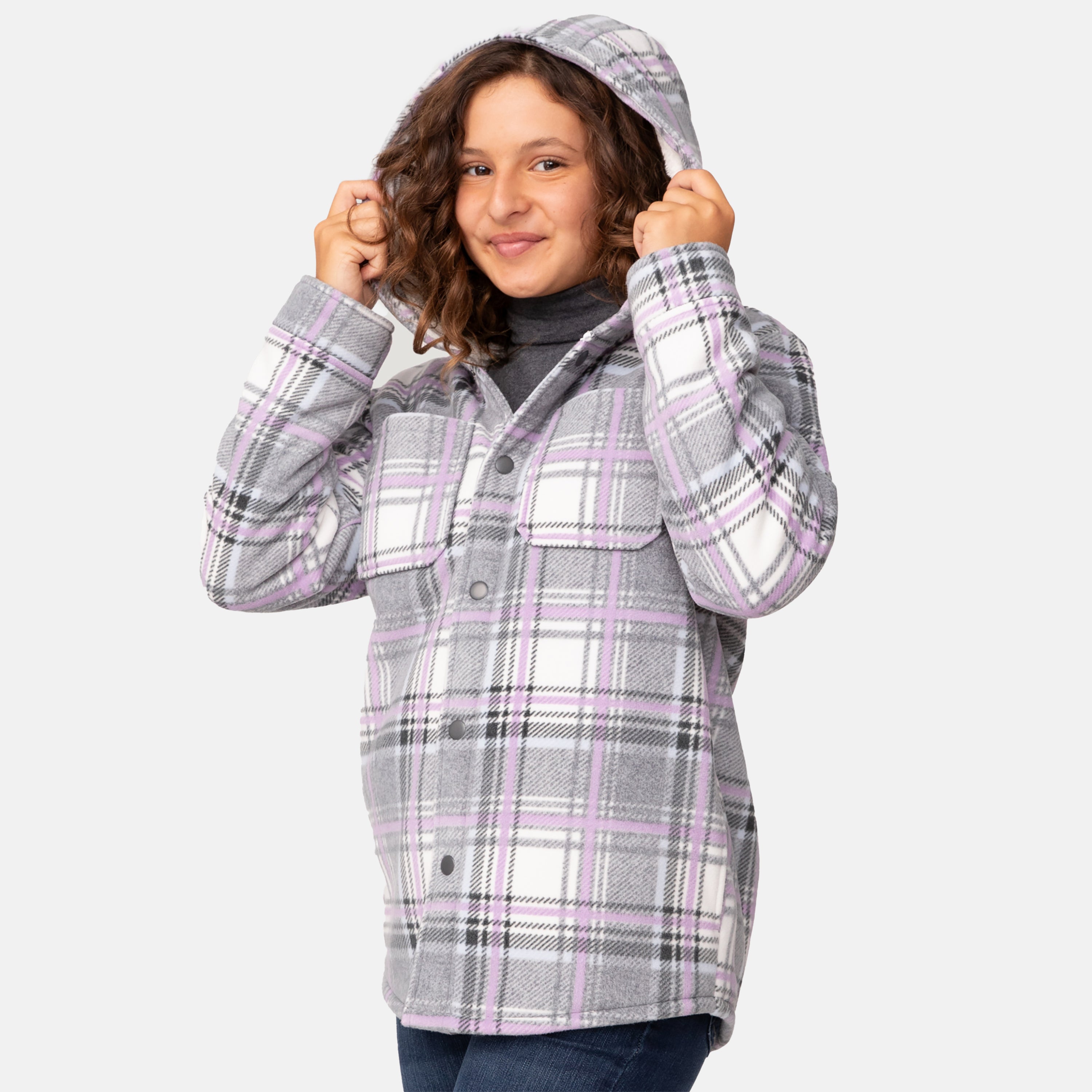 Girls' Chill Out Fleece Shirt Jacket