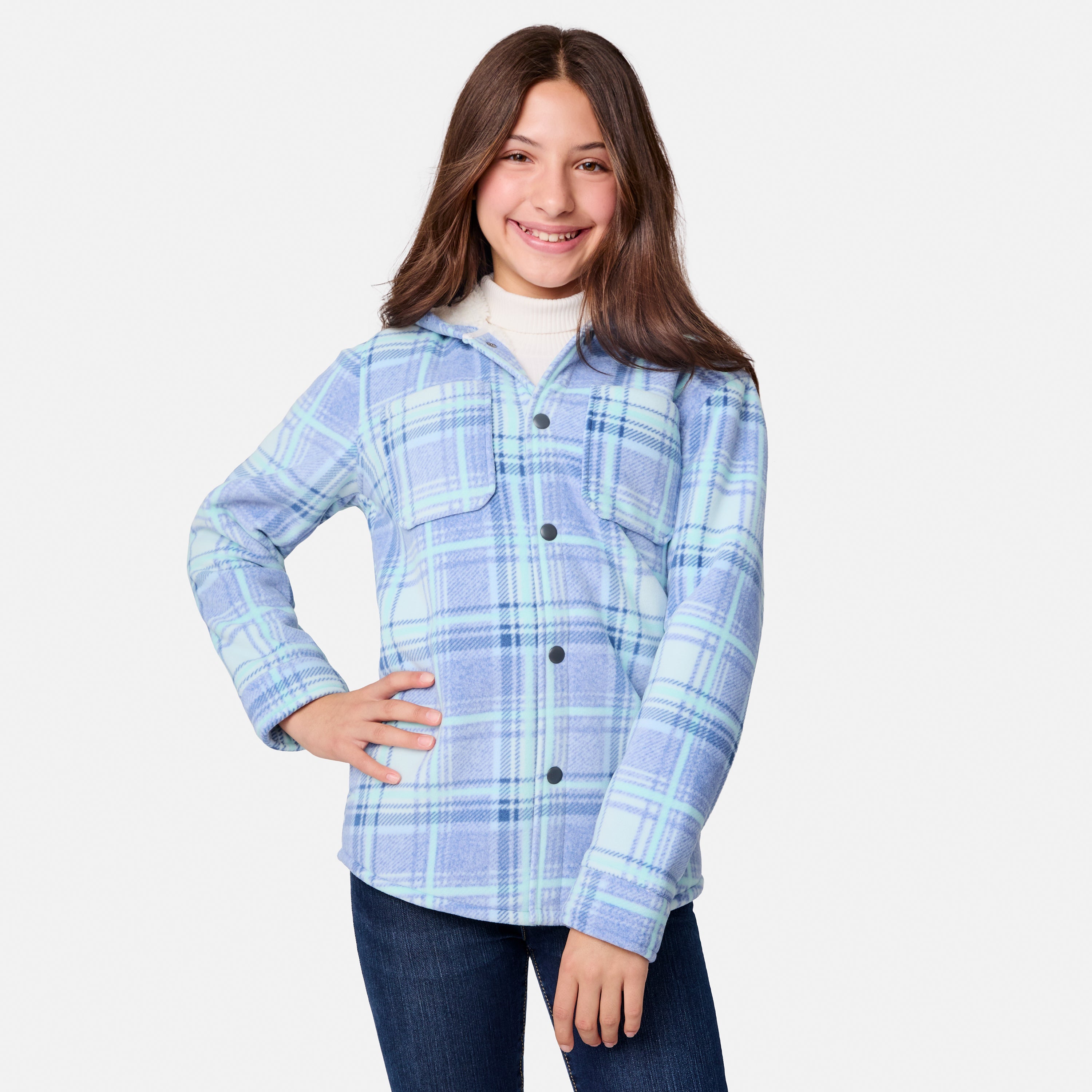 Girls' Chill Out Fleece Shirt Jacket