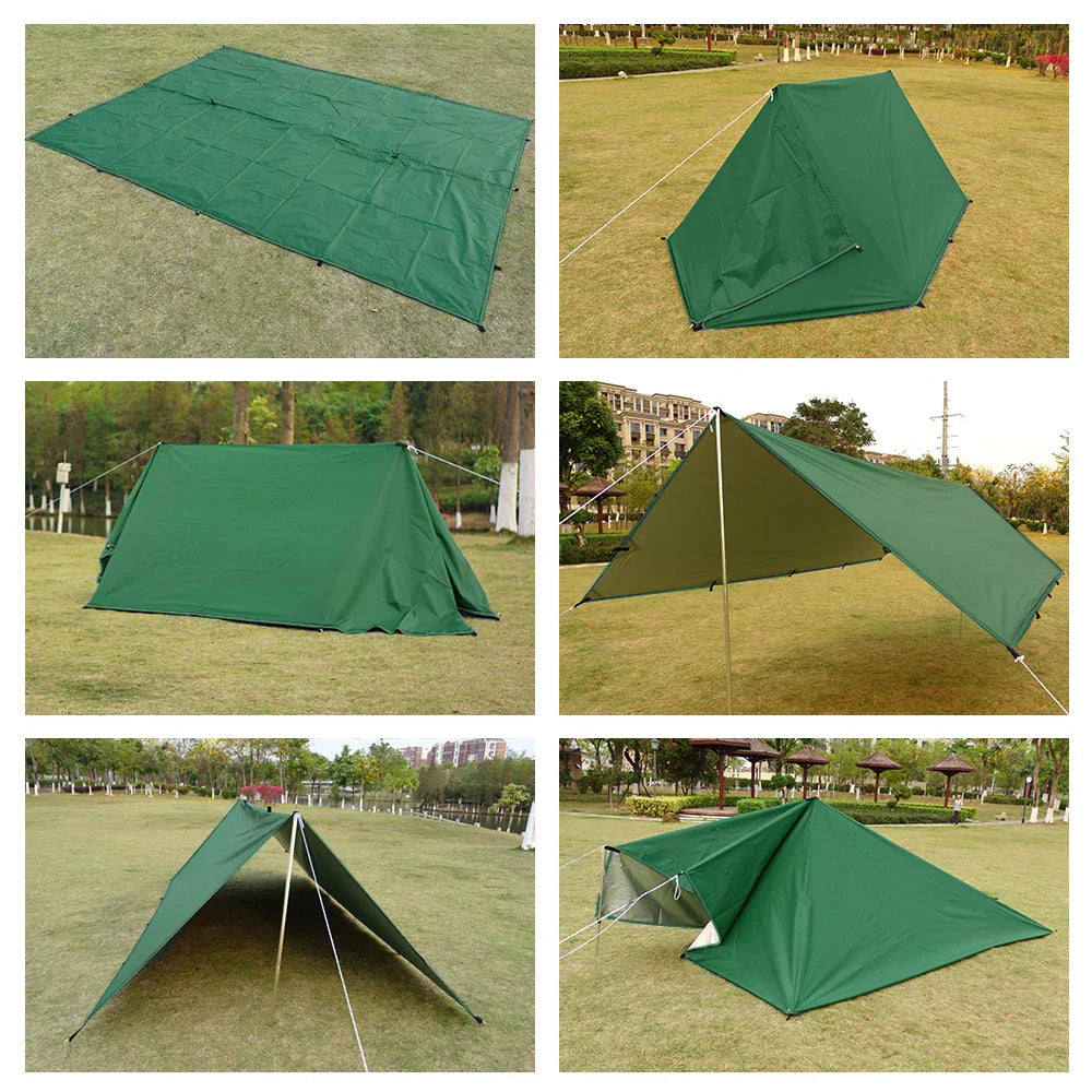 Waterproof Camping Tent Tarp Sun Shade Awning-3
