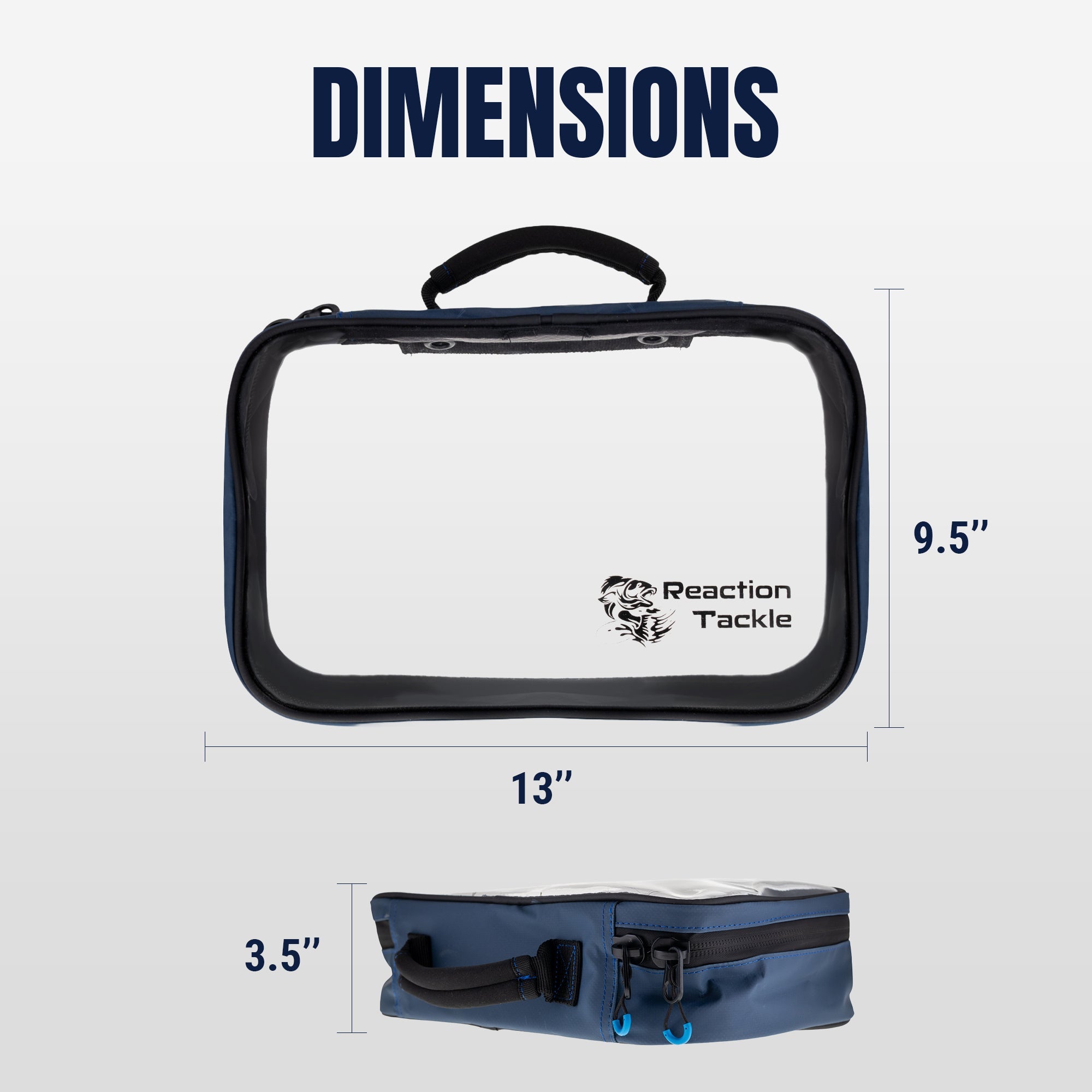 Reaction Tackle Clear Bait Binder and Tackle Storage - New