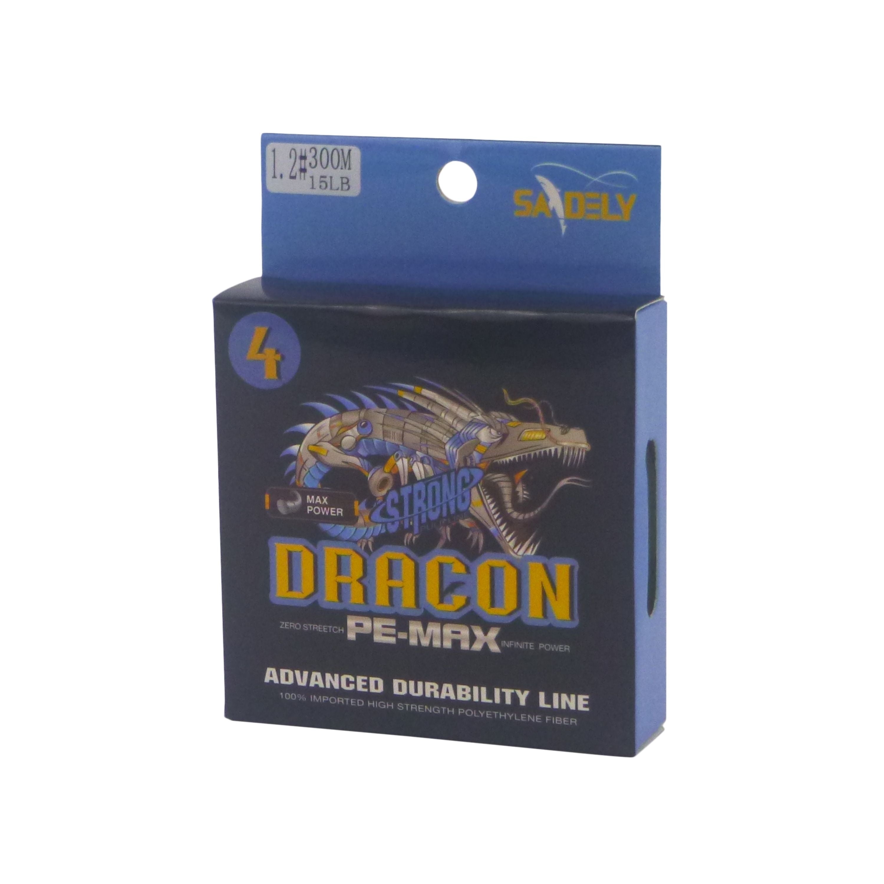 Samdely Dracon X4 Braid, Dark Green, #0.4, 6lb, 300Mtr-1