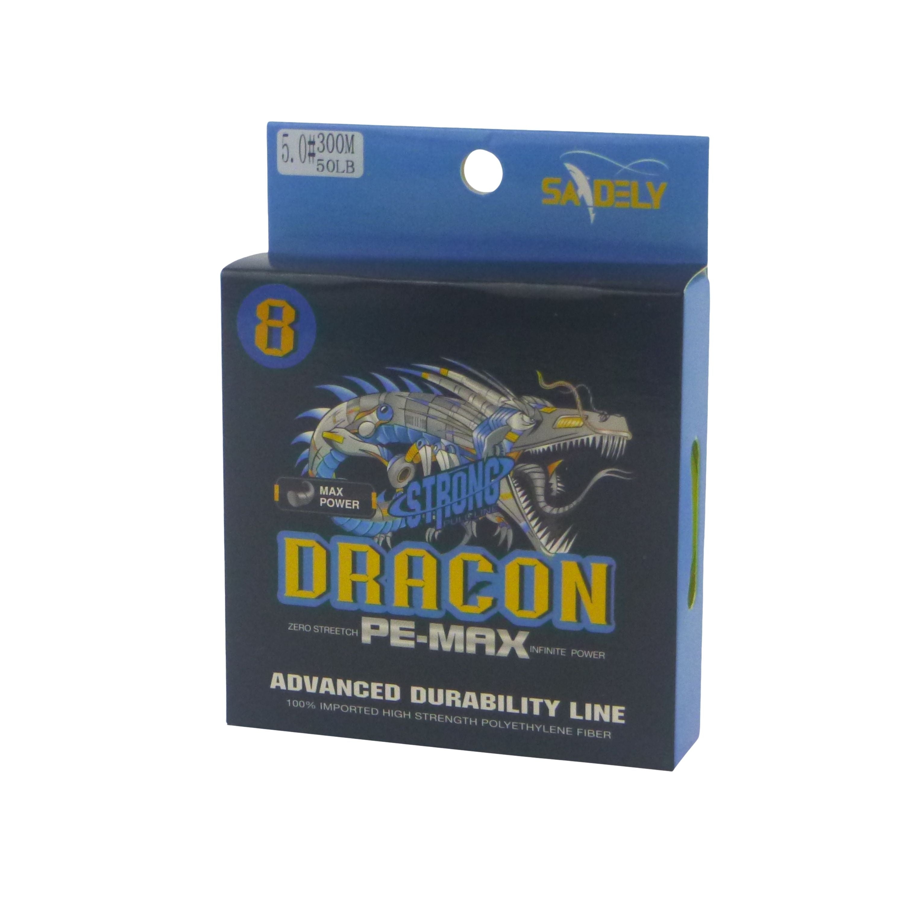 Samdely Dracon X8 Braid, Yellow, #3.0, 30lb, 300Mtr-1