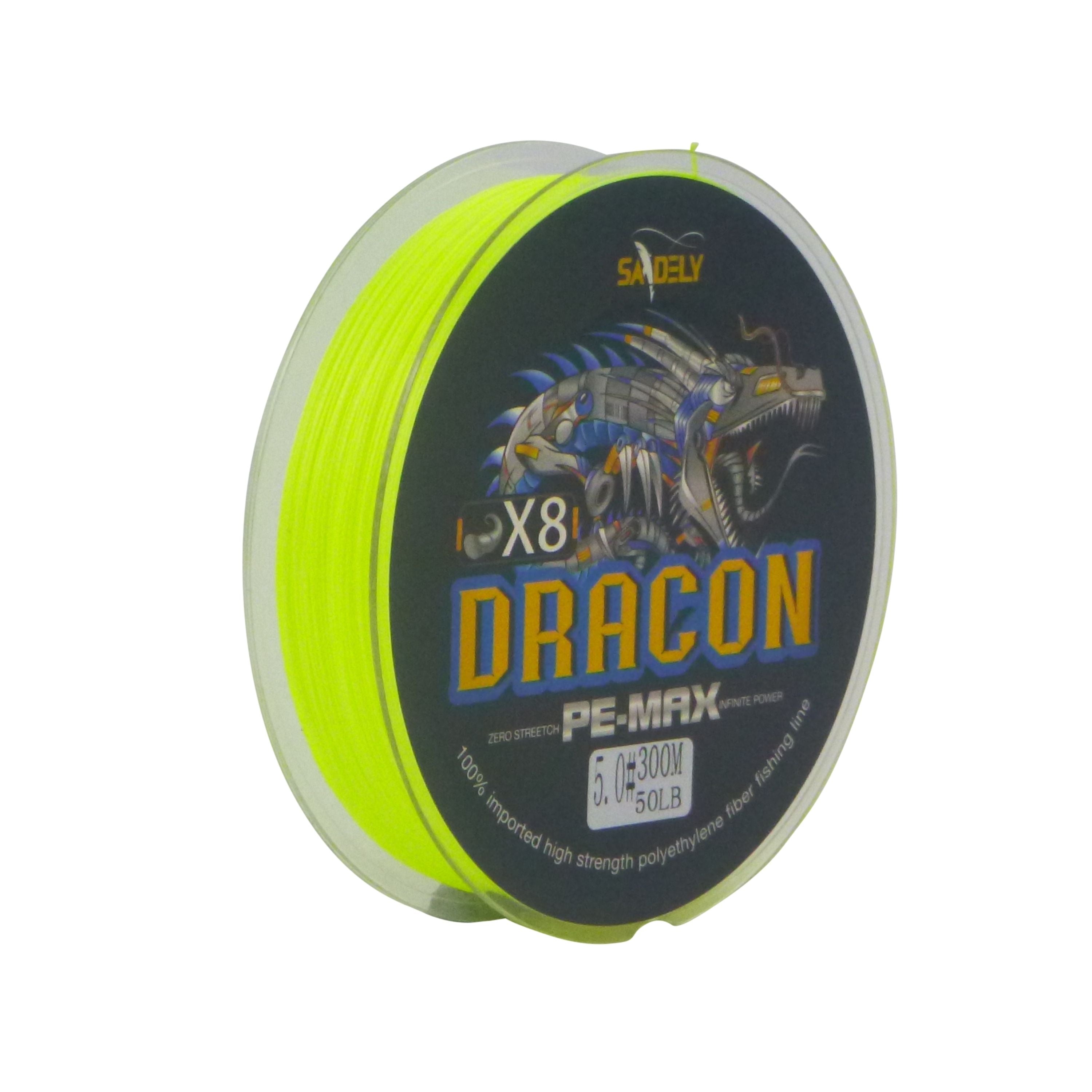 Samdely Dracon X8 Braid, Yellow, #3.0, 30lb, 300Mtr-0