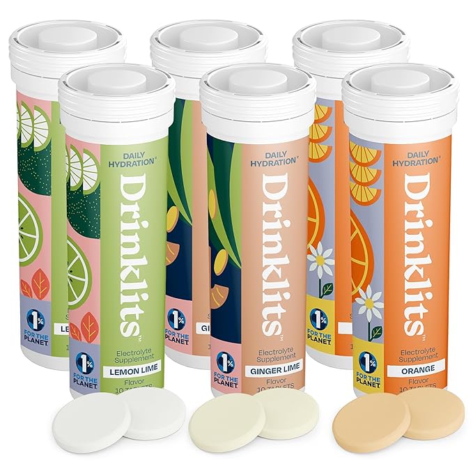 Drinklits Daily Hydration Variety Pack (6) Tube Bundle