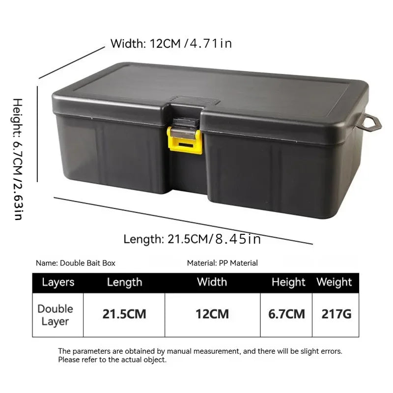 Waterproof Double Layer Fishing Tackle Box-2