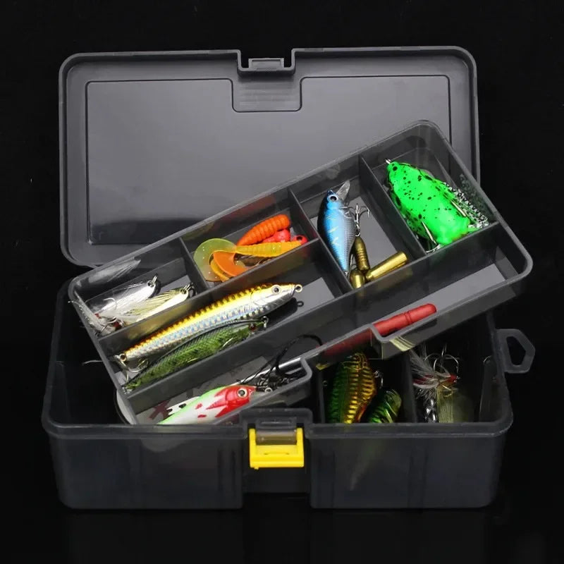 Waterproof Double Layer Fishing Tackle Box-4