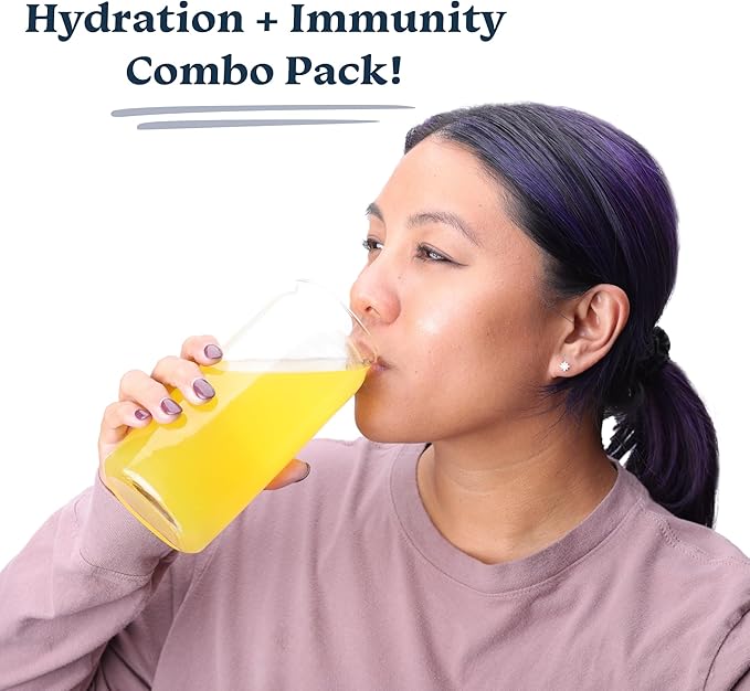 Ginger-Lime Daily Hydration & Strawberry Daily Immune Support (6) Tube Combo Pack