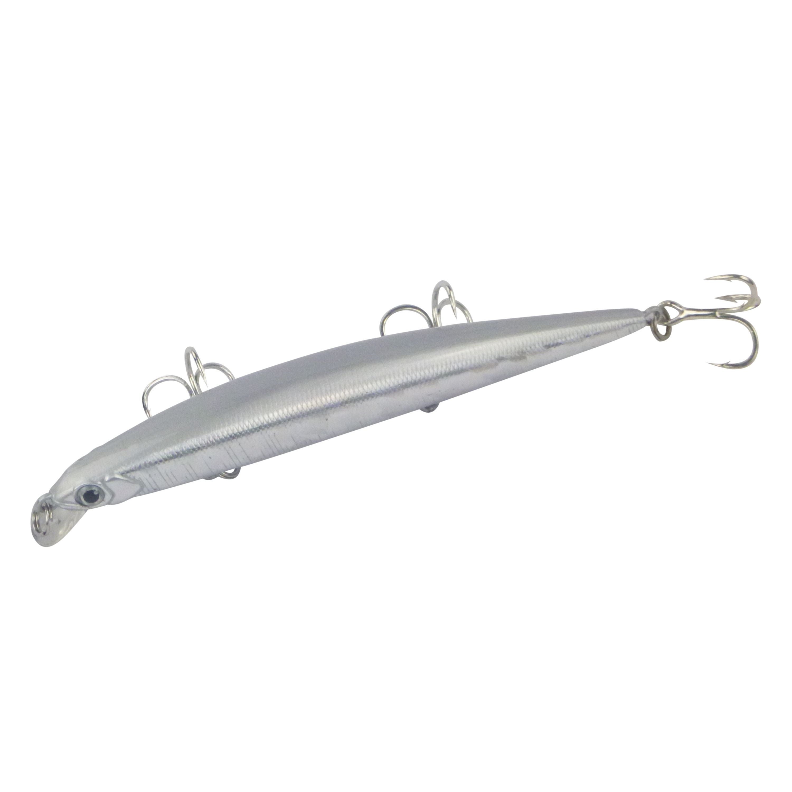 Finesse LW12 Shallow Diving Twitch Bait 120mm, Silver Bullet-0