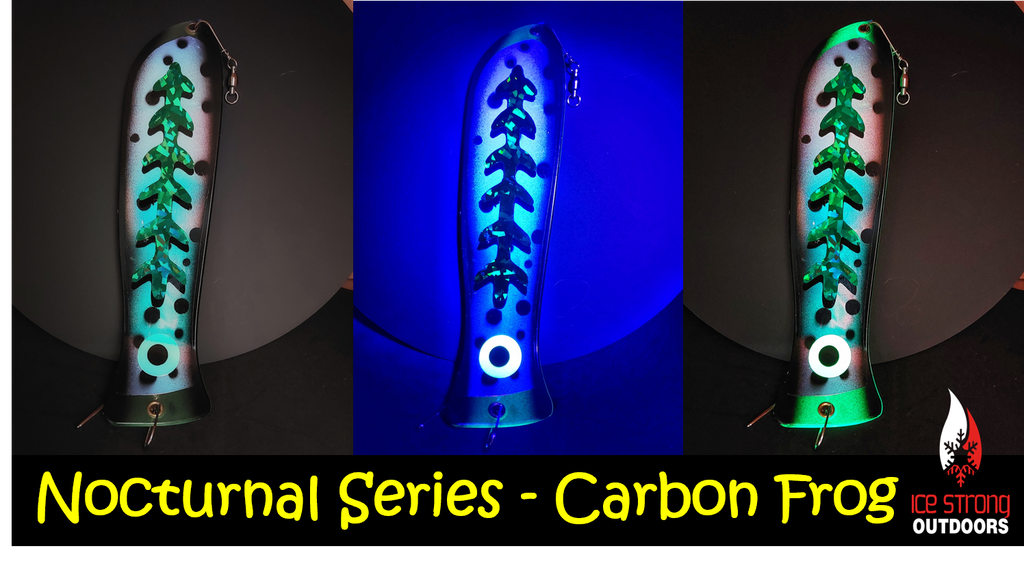 END OF SEASON SALE!    10" Glow Dual Fin Fishblade NOCTURNAL SERIES!