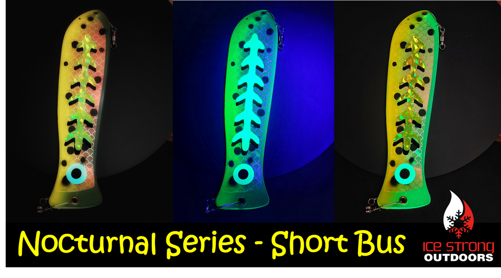 END OF SEASON SALE!    10" Glow Dual Fin Fishblade NOCTURNAL SERIES!