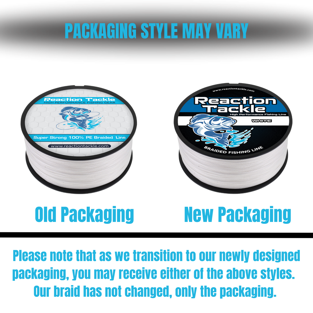 Reaction Tackle X8 Braided Fishing Line - Green Camo 8 Strand