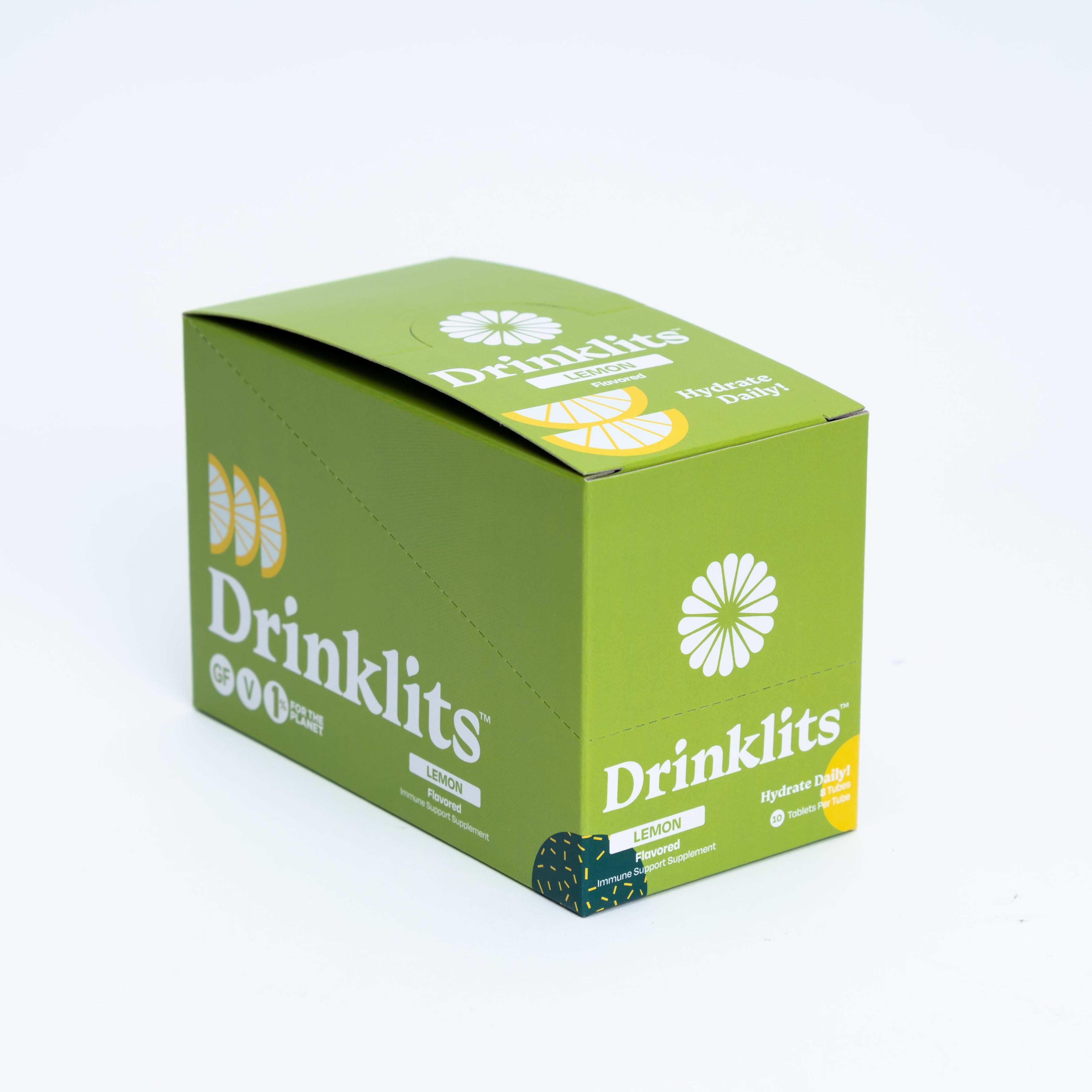 LEMON Immunity Tablets for Daily Immune Support (8 Tubes, 80 Servings)