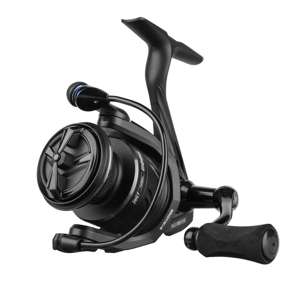 5000 Series Graphite Spinning Reel Left/Right Handed Black-0