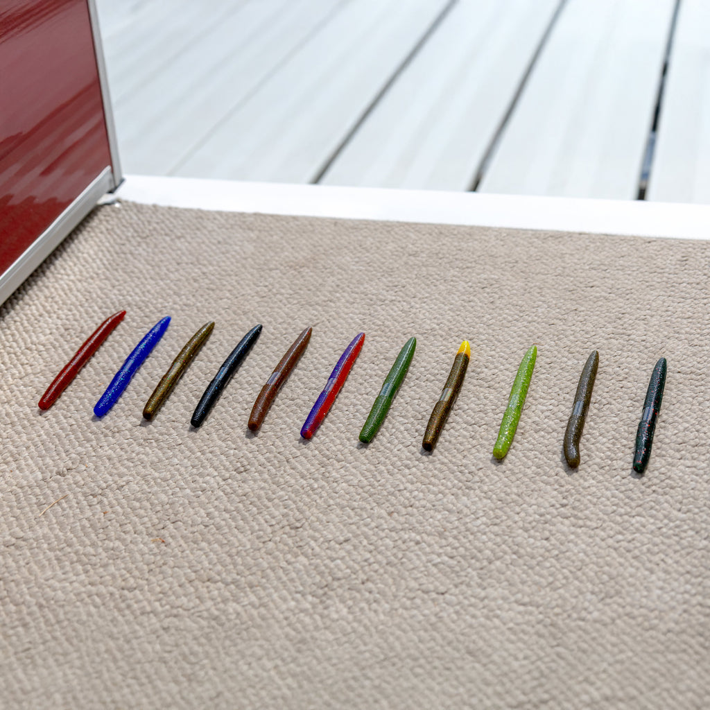 Reaction Tackle Soft Plastic Wacky Worms 5.5in - 24 Pack