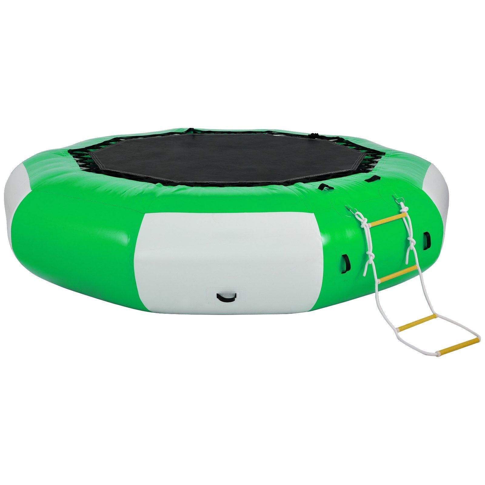 10FT Inflatable Water Trampoline with Ladder – Round Water Bouncer