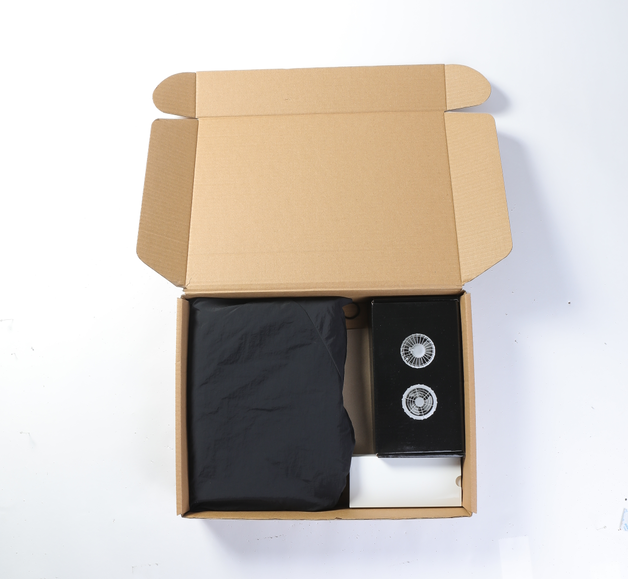 LITEGUEST Cooling Fan Jacket with LED Light Stay Cool for Outdoor