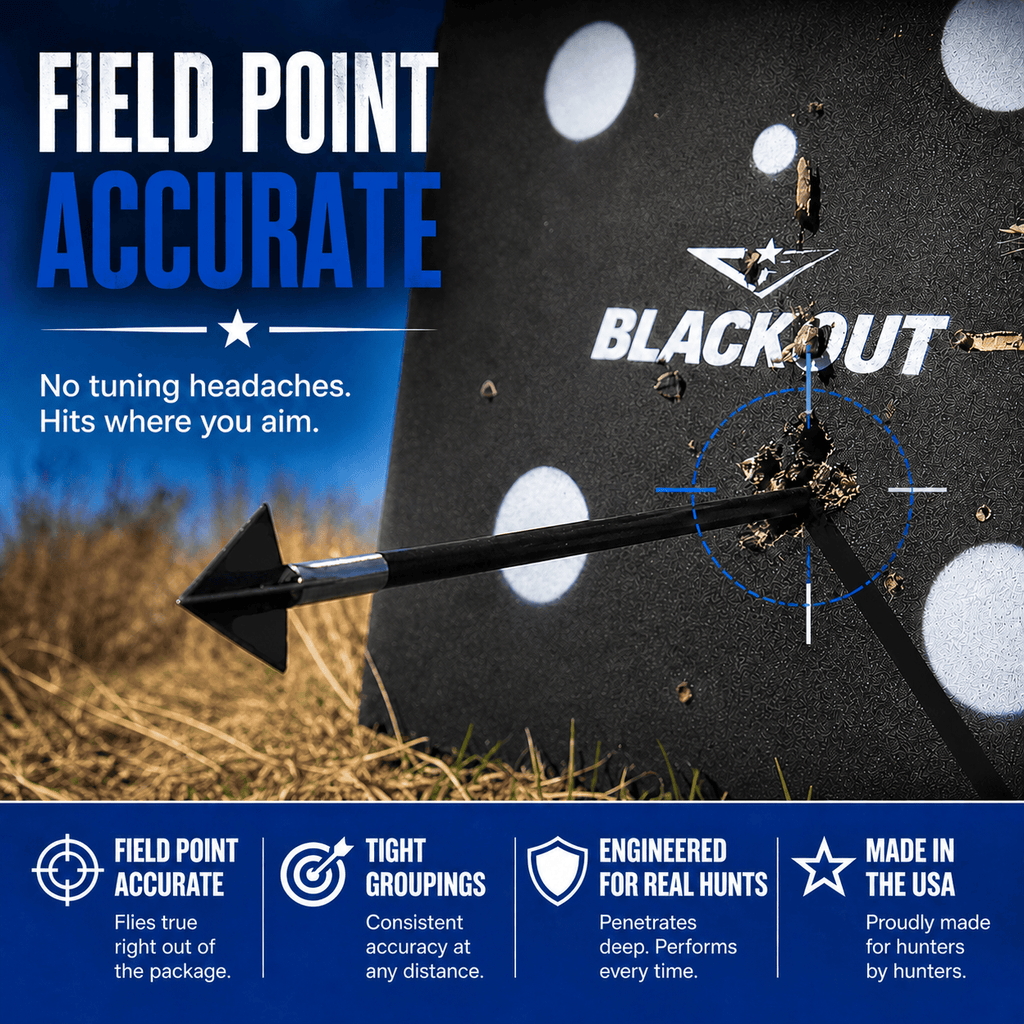 TOTA | 150 grain XL broadhead | 1-3/16-inch solid | fixed blade