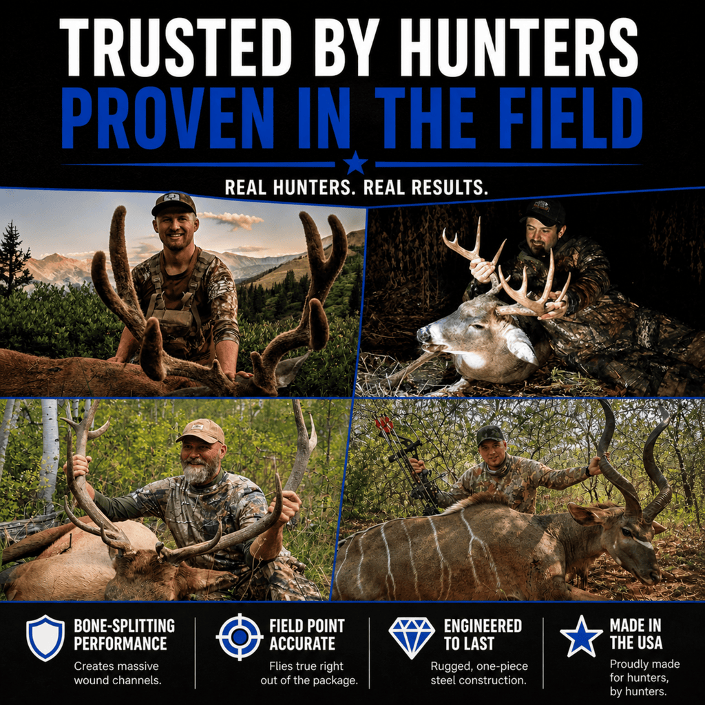 TOTA | 2-Blade Expandable Broadhead | 2.25” Cut | 125 Grain